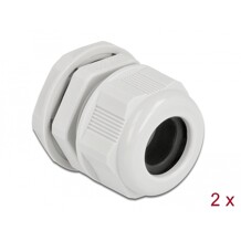 Tuleja kablowa PG21 do kabli okrągłych szara 2 szt. Delock 60368
