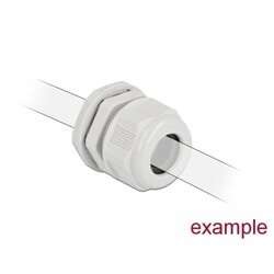 Tuleja kablowa PG21 do kabli okrągłych szara 2 szt. Delock 60368
