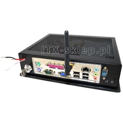 Komputer przemysłowy Atom D525 2GB 2xRS-232 1xLPT WiFi SSD 30GB 6-34V C02-I525-SD30-P-W