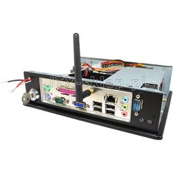 Komputer przemysłowy Atom D525 2GB 2xRS-232 1xLPT WiFi SSD 64GB 6-34V C02-I525-SD64-P-W