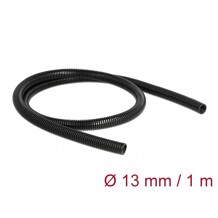 Rurka osłonowa 1 m x 13 mm czarna Delock 60457