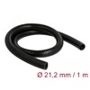 Rurka osłonowa 1 m x 21,2 mm czarna Delock 60458