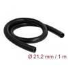 Rurka osłonowa 1 m x 21,2 mm czarna Delock 60458