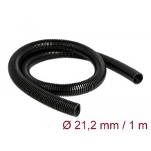 Rurka osłonowa 1 m x 21,2 mm czarna Delock 60458