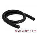 Rurka osłonowa 1 m x 21,2 mm czarna Delock 60458