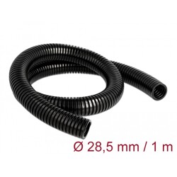 Rurka osłonowa 1 m x 28,5 mm czarna Delock 60459