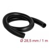 Rurka osłonowa 1 m x 28,5 mm czarna Delock 60459