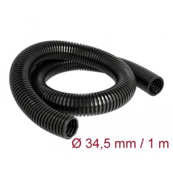 Rurka osłonowa 1 m x 34,5 mm czarna Delock 60460