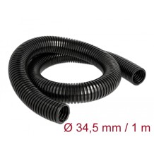 Rurka osłonowa 1 m x 34,5 mm czarna Delock 60460