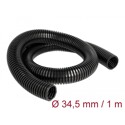 Rurka osłonowa 1 m x 34,5 mm czarna Delock 60460