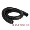 Rurka osłonowa 1 m x 34,5 mm czarna Delock 60460