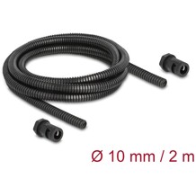 Ochronny rękaw kablowy 2 m x 10 mm z dławnicą PG7 zestaw czarny Delock 60461
