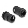 Ochronny rękaw kablowy 2 m x 15,8 mm z dławnicą PG11 zestaw czarny Delock 60463