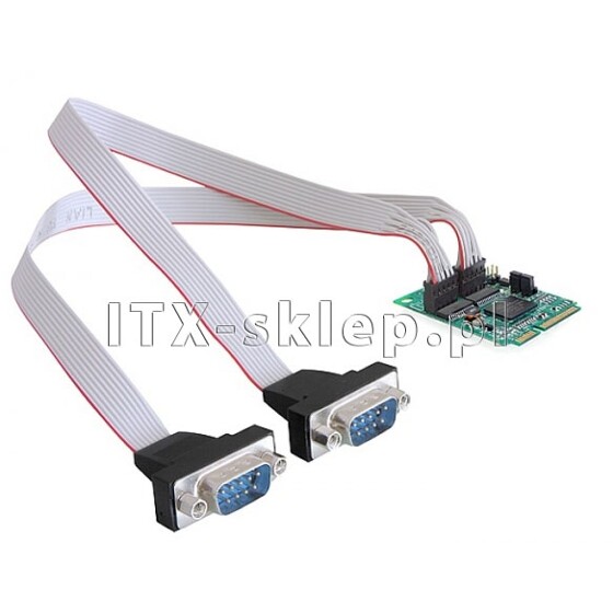 Kontroler mini PCI-Express - 2x RS-232 port COM Oxford OXPCIe952