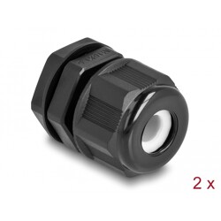 Dławik kablowy EX M16 czarny 2 sztuki Delock 60469