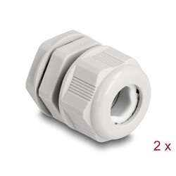 Dławik kablowy EX M20 szary 2 sztuki Delock 60472