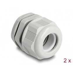 Dławik kablowy EX M25 szary 2 sztuki Delock 60474