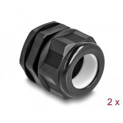 Dławik kablowy EX M32 czarny 2 sztuki Delock 60475