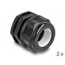 Dławik kablowy EX M32 czarny 2 sztuki Delock 60475