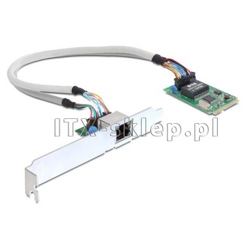Kontroler mini PCI-Express - 1x Gigabit LAN Jmicron JMC250B