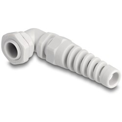 Tuleja kablowa zabezp. naprężeniom zagięta 90° pG9 szara Delock 60582