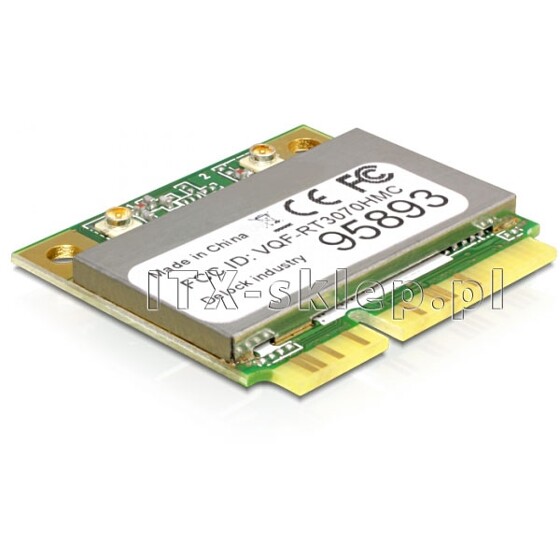 Delock WiFi 1T1R 150 Mbps mini PCI-Express half size