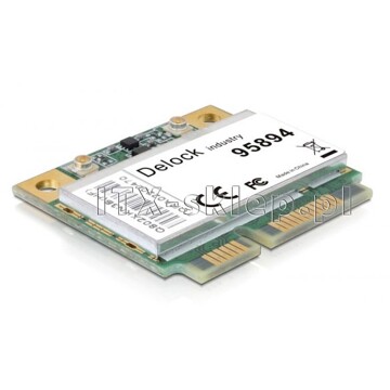 Delock WiFi 1T1R 150 Mbps + Bluetooth 3.0 mini PCI-Express half size
