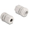 Tuleja kabli M12, 10 sztuk szara Delock 60653