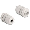Tuleja kabli M12, 10 sztuk szara Delock 60653