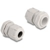 Tuleja kabli M20, 10 sztuk szara Delock 60655