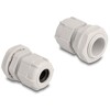Tuleja kabli M20, 10 sztuk szara Delock 60655