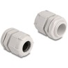 Tuleja kabli M25, 10 sztuk szara Delock 60656