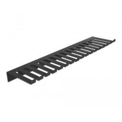 Uchwyt na kable do montażu ściennego 325 x 90 mm czarny Delock 66728