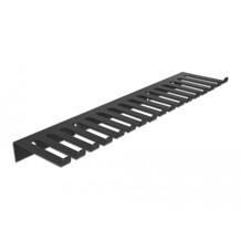 Uchwyt na kable do montażu ściennego 325 x 90 mm czarny Delock 66728