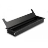 Przepust kablowy z paskiem szczotkowym do montażu w stole 280 x 80 x 28 mm czarny Delock 66857