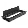 Przepust kablowy z paskiem szczotkowym do montażu w stole 300 x 120 x 28 mm czarny Delock 66859