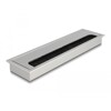 Przepust kablowy z paskiem szczotkowym do montażu w stole 280 x 80 x 28 mm srebrny Delock 66862