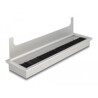 Przepust kablowy z paskiem szczotkowym do montażu w stole 280 x 80 x 28 mm srebrny Delock 66862
