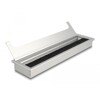 Przepust kablowy z paskiem szczotkowym do montażu w stole 300 x 80 x 28 mm srebrny Delock 66863