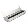 Przepust kablowy z paskiem szczotkowym do montażu w stole 300 x 80 x 28 mm srebrny Delock 66863