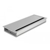 Przepust kablowy z paskiem szczotkowym do montażu w stole 300 x 120 x 28 mm srebrny Delock 66864