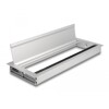 Przepust kablowy z paskiem szczotkowym do montażu w stole 300 x 120 x 28 mm srebrny Delock 66864