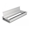 Przepust kablowy z paskiem szczotkowym do montażu w stole 300 x 120 x 28 mm srebrny Delock 66864