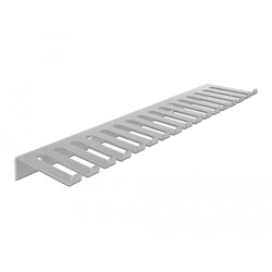 Uchwyt na kable do montażu ściennego 325 x 90 mm szary Delock 66887