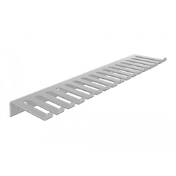 Uchwyt na kable do montażu ściennego 325 x 90 mm szary Delock 66887