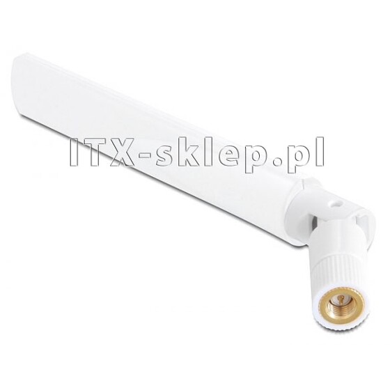 Antena GSM / UMTS SMA kolor biały łamana