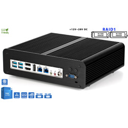 Komputer przemysłowy z RAID 13. generacji Core i5-13500T 3,20GHz 2xLAN 16GB 2xSSD M.2 480GB i5-Q670-2xSSD480-RAID