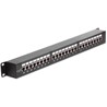 Patch Panel Delock 19" prosty 24-portowy Cat.6 Delock 43295