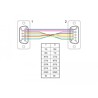 Kabel RS-232 Null Modem 5m żeńsko-żeński F-F czarny Delock 86607