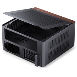 Jonsbo NV10 Black SFF ultrakompaktowa obudowa mini-ITX z aluminium i drewnem